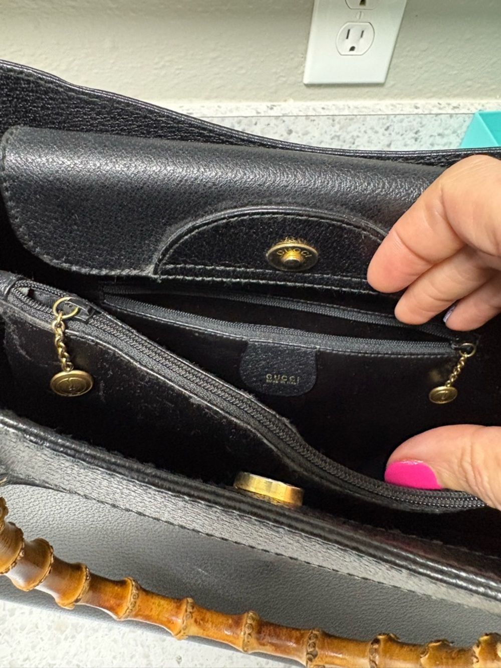 Gucci Vintage Diana Tote with Bamboo Handle - Picture 8 of 10